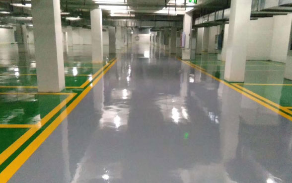 地下停車場(chǎng)環(huán)氧砂漿地坪