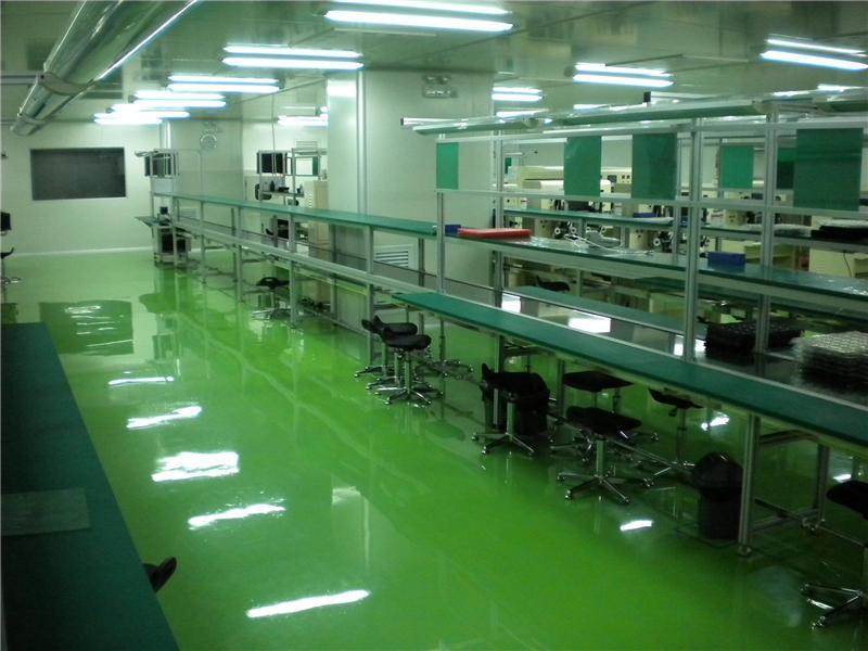 東莞電子設(shè)備車間地坪案例